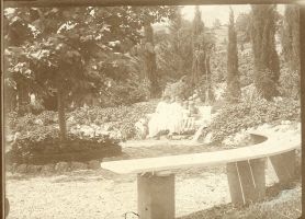 Новый Кучук-Кой. Круглая площадка в парке. Фотография 1910-х гг. Собрание семьи Жуковских