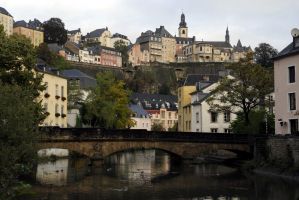 Вид Люксембурга с реки