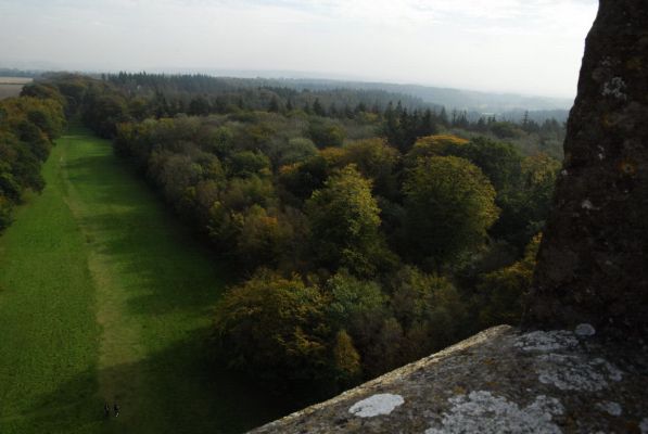 Стоурхед. Панорама с Башни. 4. Леса и озера